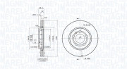 360406111401 Brzdový kotouč MAGNETI MARELLI