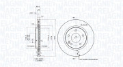 360406111501 Brzdový kotouč MAGNETI MARELLI