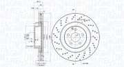 360406112701 MAGNETI MARELLI brzdový kotúč 360406112701 MAGNETI MARELLI