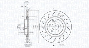 360406113001 Brzdový kotouč MAGNETI MARELLI