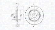 360406115001 MAGNETI MARELLI brzdový kotúč 360406115001 MAGNETI MARELLI