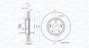 360406115301 Brzdový kotouč MAGNETI MARELLI