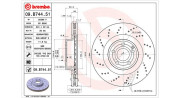 360406115401 Brzdový kotouč MAGNETI MARELLI