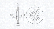 360406116201 MAGNETI MARELLI brzdový kotúč 360406116201 MAGNETI MARELLI