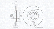 360406117101 Brzdový kotouč MAGNETI MARELLI