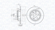 360406118201 Brzdový kotouč MAGNETI MARELLI