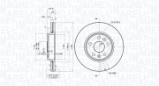 360406119201 Brzdový kotouč MAGNETI MARELLI