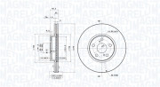 360406120401 MAGNETI MARELLI brzdový kotúč 360406120401 MAGNETI MARELLI