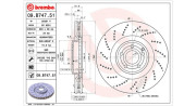 360406121201 Brzdový kotouč MAGNETI MARELLI