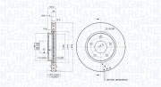 360406123001 Brzdový kotouč MAGNETI MARELLI