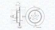 360406123701 Brzdový kotouč MAGNETI MARELLI