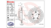 360406125101 Brzdový kotouč MAGNETI MARELLI