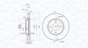 360406126301 Brzdový kotouč MAGNETI MARELLI