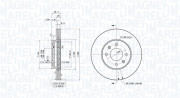 360406126701 Brzdový kotouč MAGNETI MARELLI