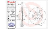 360406127001 Brzdový kotouč MAGNETI MARELLI