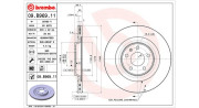 360406127201 Brzdový kotouč MAGNETI MARELLI