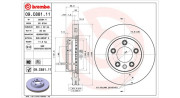 360406128001 Brzdový kotouč MAGNETI MARELLI