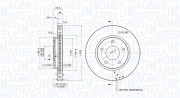 360406132301 Brzdový kotouč MAGNETI MARELLI