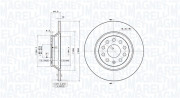 360406139501 Brzdový kotouč MAGNETI MARELLI