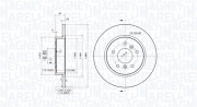 360406139601 MAGNETI MARELLI brzdový kotúč 360406139601 MAGNETI MARELLI