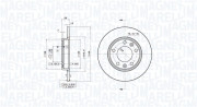 360406140001 Brzdový kotouč MAGNETI MARELLI