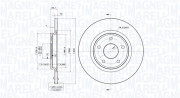 360406140401 MAGNETI MARELLI brzdový kotúč 360406140401 MAGNETI MARELLI