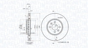 360406145601 Brzdový kotouč MAGNETI MARELLI