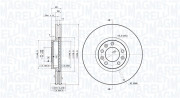 360406152101 Brzdový kotouč MAGNETI MARELLI