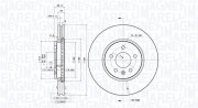 360406155401 Brzdový kotouč MAGNETI MARELLI