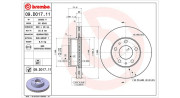 360406159101 Brzdový kotouč MAGNETI MARELLI