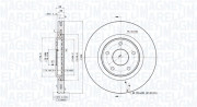 360406159901 MAGNETI MARELLI brzdový kotúč 360406159901 MAGNETI MARELLI