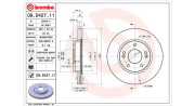 360406165001 Brzdový kotouč MAGNETI MARELLI