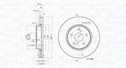 360406167301 Brzdový kotouč MAGNETI MARELLI