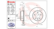 360406167401 Brzdový kotouč MAGNETI MARELLI