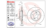 360406174701 Brzdový kotouč MAGNETI MARELLI