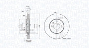 360406180201 Brzdový kotouč MAGNETI MARELLI