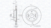 360406181001 Brzdový kotouč MAGNETI MARELLI