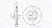 360406181201 Brzdový kotouč MAGNETI MARELLI