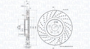 360406183301 Brzdový kotouč MAGNETI MARELLI