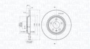 360406183401 Brzdový kotouč MAGNETI MARELLI