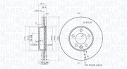 360406183701 Brzdový kotouč MAGNETI MARELLI