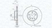 360406184601 Brzdový kotouč MAGNETI MARELLI