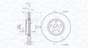 360406184801 MAGNETI MARELLI brzdový kotúč 360406184801 MAGNETI MARELLI