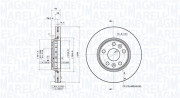 360406185101 Brzdový kotouč MAGNETI MARELLI