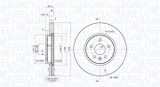 360406185601 Brzdový kotouč MAGNETI MARELLI