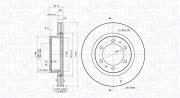 360406186001 Brzdový kotouč MAGNETI MARELLI