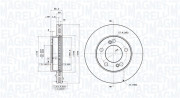 360406186501 Brzdový kotouč MAGNETI MARELLI