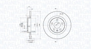 360406187501 Brzdový kotouč MAGNETI MARELLI