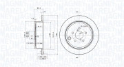 360406187601 Brzdový kotouč MAGNETI MARELLI