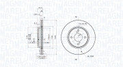 360406187901 Brzdový kotouč MAGNETI MARELLI